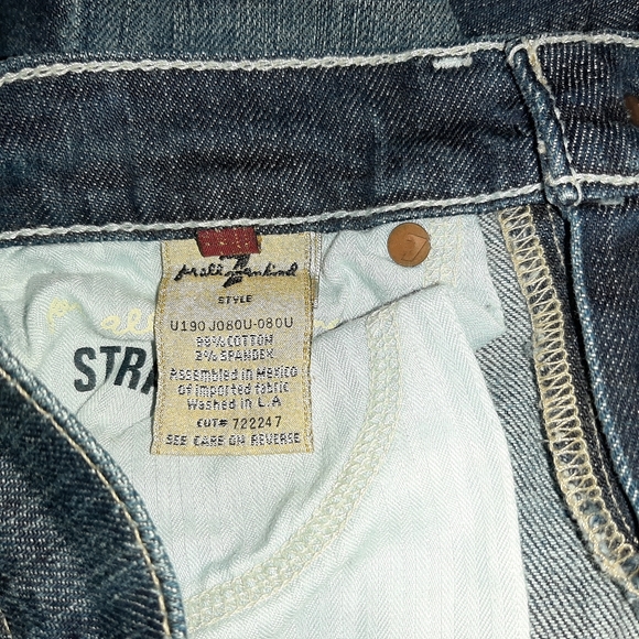 7 For All Mankind Straight Leg Jeans - Picture 6 of 13